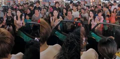 山西原配街头抓小三 三姐吓得躲车里哭成泪人 群众怼脸围 真是看热闹不嫌事大!